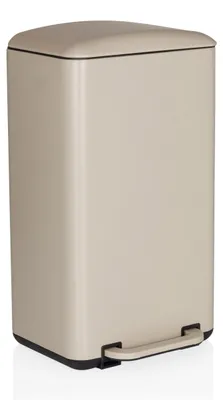 Obrázek produktu pro hjh OFFICE Odpadkový koš 30 litrů CLEAN BEVA Odpadkový koš na tříděný odpad obdélníkový do kuchyně, kanceláře se Step-On 62,0 x 31,0 x 36,0 cm