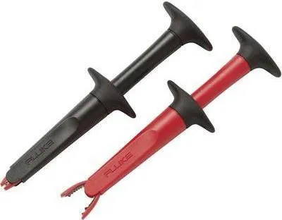 Produktbild von Fluke SureGrip, Test-Clip, Schwarz, Rot, CAT III, CAT IV, Nickel, 1000 V, 10 A