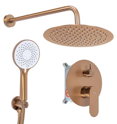 Obrázek produktu pro Rea Podomítková Sprchová Sada Drop Brush Copper + Box