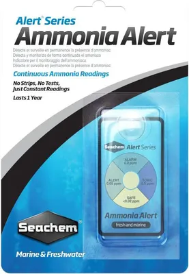 Immagine prodotto di Seachem Ammonia Alert - Monitoraggio dell'ammoniaca per 1 anno