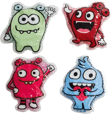 Produktbild von Beleduc Kühl- und Wärmekissen "Taschenmonster"