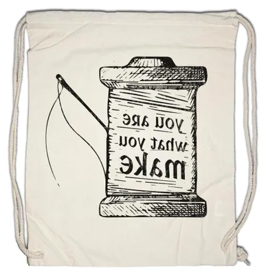 Produktbild von Turnbeutel Sporttasche You Are What You Make