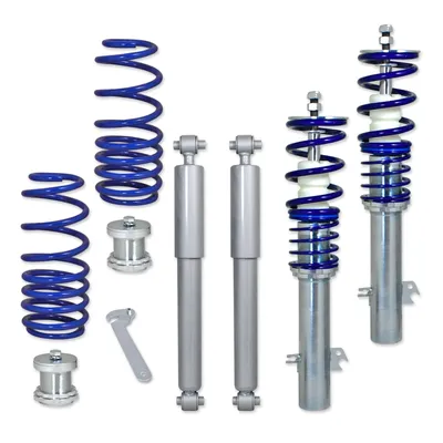 Produktbild von BlueLine Gewindefahrwerk passend für Peugeot 207 1.4, 1.4 16V, 1.4 Bioflex, 1.4VTi, 1.6 16V, 1.6Hdi, 1.6 16V turbo, ab Baujahr 2006 -, nicht passend für CC