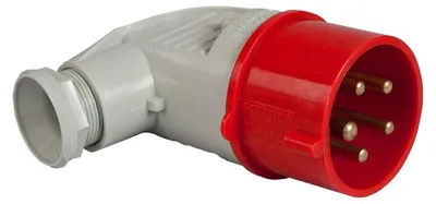 Produktbild von Tarel Winkelstecker 3622-724 Isolier 16A 400V IP44