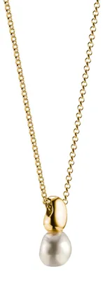 Image de Thomas Sabo KE2318-430-14-L45V Collier avec perles-Pendentif Natural Beauty Plaqué or
