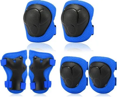 Produktbild von Kinderkniebeschermers, Set von 6, für Inline-Skater