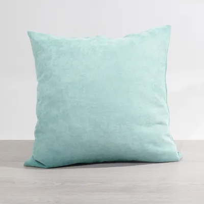 Produktbild von Kissen Deko von Lysel - grün Uni Jerada 40x40 Polyester kissenbezug Dekokissen