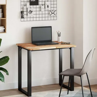 Produktbild von "2026"Cloris Waschtischplatte Ölbeschichtung 80x60x2cm Massivholz Akazie - Spiegelschränke eleganten126462