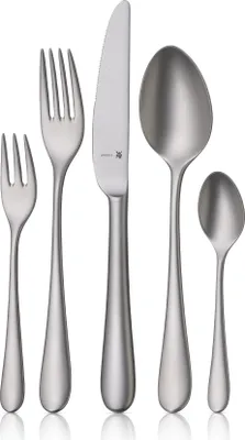Immagine prodotto di WMF Merit Besteck-Set, 30-teilig, Cromargan protect®, sandgestrahlt 3201114243 4000530761385