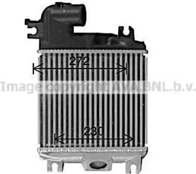 Obrázek produktu pro Chladič plnicího vzduchu AVA COOLING TO4758