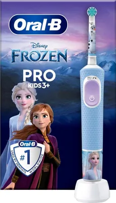 Obrázek produktu pro Oral-B | Electric Toothbrush | Vitality PRO Kids Frozen | Rechargeable | For children | Number of brush heads included 1 | Number of teeth brushing modes 2 | Blue