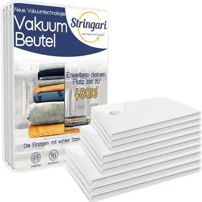 Immagine prodotto di Sacchi a compressione per l'abbigliamento da viaggio, set da 20 pezzi, ermetici, con pompa elettrica