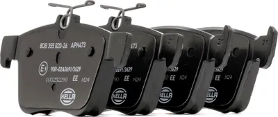 Produktbild von HELLA 8DB 355 020-261 Bremsbeläge Satz Hinten Bremsklötze für VW Golf VII Schrägheck (5G1, BQ1, BE1, BE2) Passat Variant (3G5, CB5) Golf VII Variant