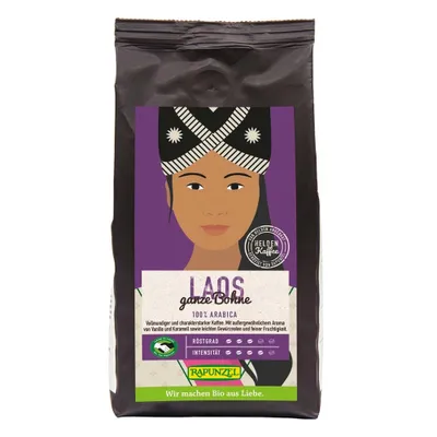 Obrázok produktu pre Heldenkaffee – laoské celozrnné kávové zrná, 250 g, balenie po 2 kusoch