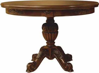 Produktbild von Casa Padrino Luxus Barock Esstisch Dunkelbraun 120-160 cm - Barock Esszimmer Möbel