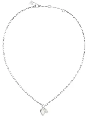 Zdjęcie produktu dla Naszyjnik damski srebrny Guess serce 45cm