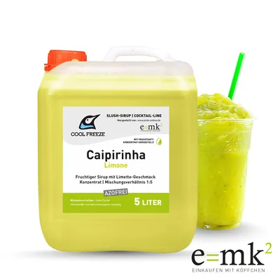 Produktbild von Caipirinha - Slush Sirup - 5 Liter, alkohol- und azofrei glycerinfrei