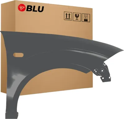 Immagine prodotto di BLU Parafango compatibile con Seat Toledo III 3 LS9N Destra Schwarz SchwarzTinta | 2004-2009 | Anteriore | Verniciato | Pronto per il montaggio | Acciaio