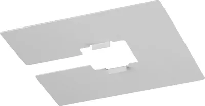 Produktbild von SLV 1 SYSTEM, Abdeckung, L: 10 B: 10 cm, grau 1008150