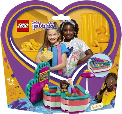 Produktbild von LEGO® Friends Andreas sommerliche Herzbox, 41384