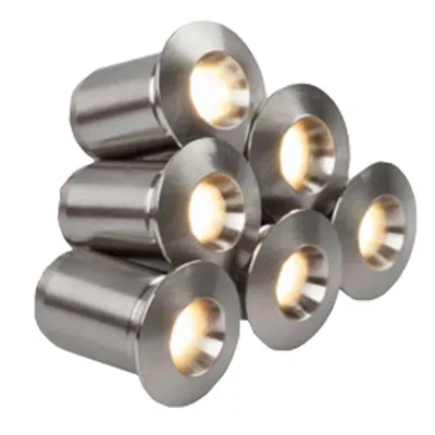 Obrázek produktu pro Stropní svítidlo Hidealite LED PRO, stříbrné, 0,66 W, 6 ks