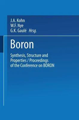 Produktbild von Boron Synthesis, Structure, and Properties