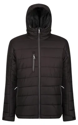 Obrázek produktu pro Regatta - Pánská prošívaná bunda „Navigate“ LT228 (3XL) (černá/středně šedá)