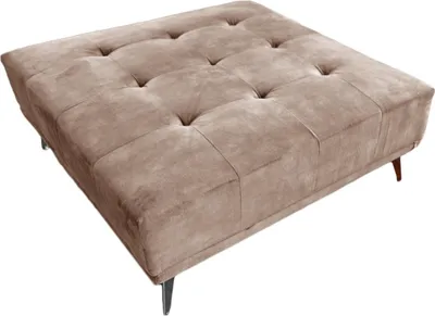 Produktbild von KAWOLA Hocker WIOLO velvet taupe