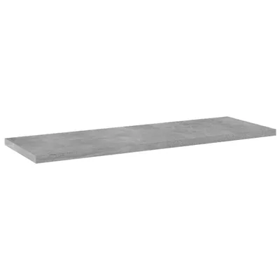 Immagine prodotto di Scaffali libreria 4 pz. Grigio cemento 60x20x1,5 cm Materiale a base di legno