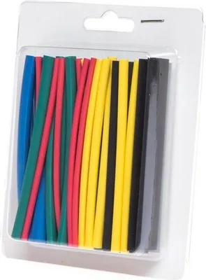 Produktbild von Schrumpfschlauch-Sortiment 36-tlg Set, Schrumpfschläuche bunt Farben