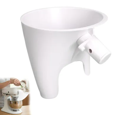 Image de Entonnoir pour KitchenAid Artisan KSM150 - Accessoire de réservoir à farine pour mixeur
