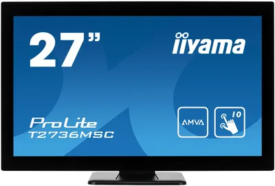Immagine prodotto di Iiyama T2736MSC-B1 IIYAMA 68.6cm (27") T2736MSC-B1 16:9 M-Touch HDMI+DP+USB