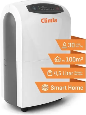 Obrázok produktu pre Elektrické odvlhčovače vzduchu s kapacitou 30 litrov za deň pre pivnice, domy a garáže – do 235 m³