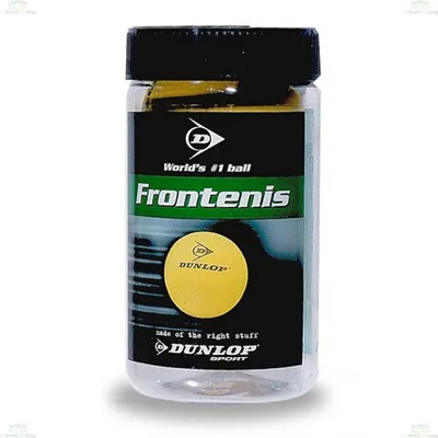 Image de Balles de tennis frontales Dunlop Transparentes 2 Balls Transparentes 2 Balls