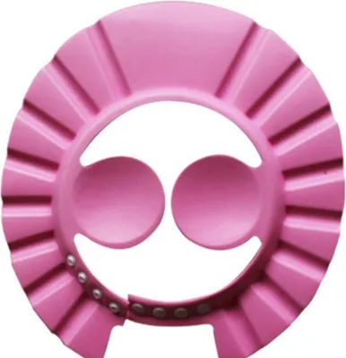Immagine prodotto di Cuffia da doccia regolabile Jumadas per bambini – Rosa – Anti-shampoo – Sicurezza – Protegge anche le orecchie durante la doccia