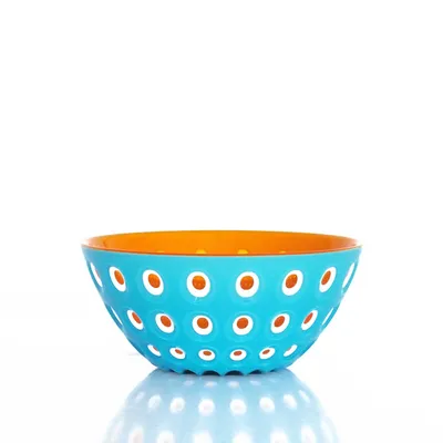 Produktbild von Guzzini Schale LE MURRINE azur-weiss-orange, D ca. 20 cm
