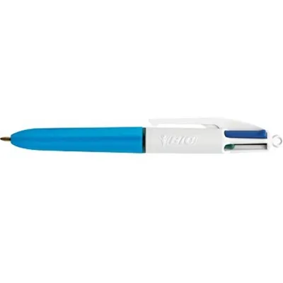 Zdjęcie produktu dla BIC 895958 biros Czarny, Niebieski, Zielony, Czerwony Chowany klip biros 12 szt