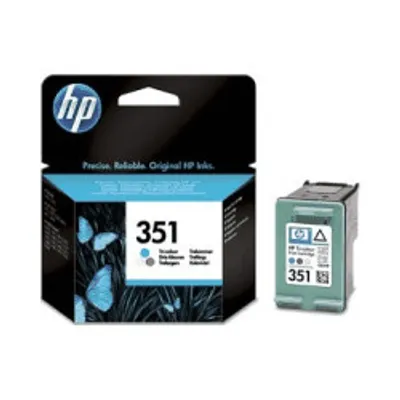 Obrázok produktu pre HP Trojfarebná originálna atramentová kazeta 351, Azúrová, Purpurová, Žltá, Atrament na báze farby, 1 kusov, 170 strany