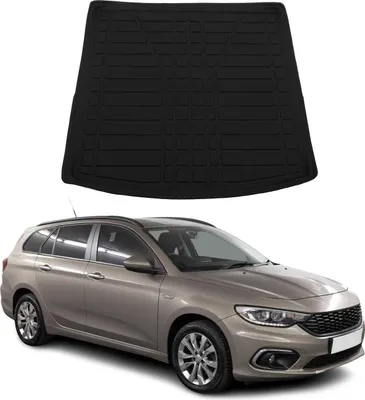 Image de Bac de coffre pour Fiat Tipo 2016-2025 break caoutchouc TPE noir
