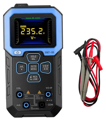 Obrázok produktu pre Digitálny multimeter s 10 000 údajov, meranie napätia, prúdu, odporu, kapacity a teploty