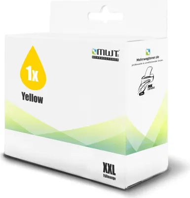 Produktbild von 1 Mehrwegtoner kompatible Tintenpatrone ersetzt Epson T0614 C13T06144010 Yellow