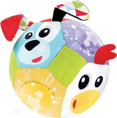 Obrázek produktu pro hrací míč Lights 'N' Music Fun Animal Faces 14 cm