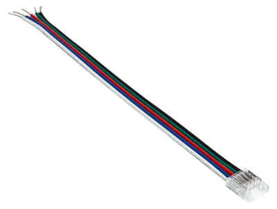Produktbild von Verbinder für LED-Streifen 24V RGBW SMD Breite 10mm IP20 mit Kabel 10 mm