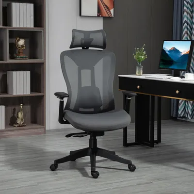 Obrázek produktu pro Kancelářská židle - Ergonomická židle - Otočná židle - Židle do kanceláře - Herní židle - Židle s nastavitelnou opěradlem
