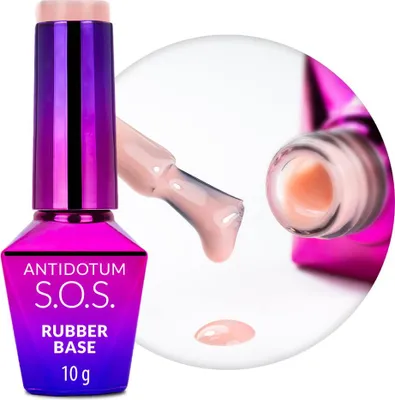 Image de Molly Nails Rosy Mist 10 g base en caoutchouc pour ongles flexibles, manucure, pédicure et décorations