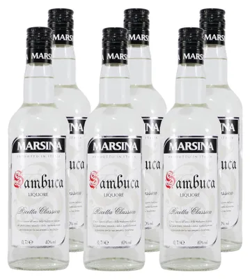 Produktbild von Marsina Sambuca Liquore (6 x 0,7L)
