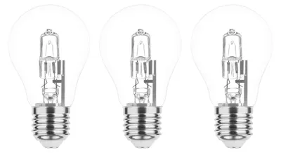 Productafbeelding van Modee -Halogeen Peerlamp A60 E27 Helder - 105W 1860lm 2700K - Warmwit Dimbaar - 3 stuks