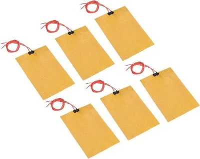 Obrázek produktu pro Topná fólie 24 V, 50 W, polyimidové topné podložky, samolepicí prvky, 135 mm x 95 mm, pro udržení konstantní teploty