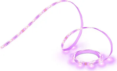 Produktbild von WiZ Starter-Set LED-Lightstrip 2 m, Intelligenter Leuchtstreifen, WLAN, Weiß, LED, Kunststoff, Nicht austauschbare(s) Leuchtmittel