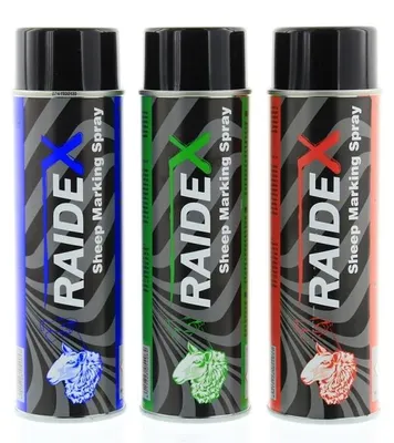 Productafbeelding van Raidex Merkspray spuitbus schapen 500ML Blauw